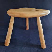 Load image into Gallery viewer, Hand Made Stool - Cornish Oak # 47