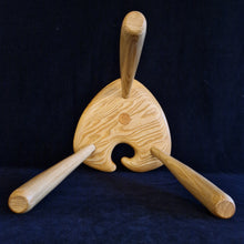 Load image into Gallery viewer, Hand Made Stool - Cornish Ripple Ash # 54