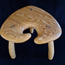 Load image into Gallery viewer, Hand Made Stool - Cornish Ripple Ash # 54