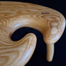 Load image into Gallery viewer, Hand Made Stool - Cornish Ripple Ash # 54