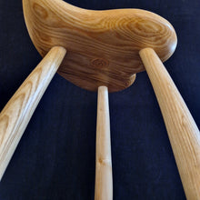 Load image into Gallery viewer, Hand Made Stool - Cornish Ripple Ash # 55