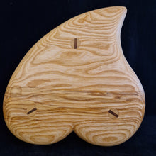 Load image into Gallery viewer, Hand Made Stool - Cornish Ripple Ash # 62