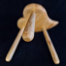 Load image into Gallery viewer, Hand Made Stool - Cornish Ripple Ash # 62