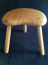 Load image into Gallery viewer, Hand Made Stool - Cornish Oak # 13