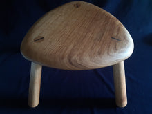Load image into Gallery viewer, Hand Made Stool - Cornish Oak # 14