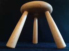 Load image into Gallery viewer, Hand Made Stool - Cornish Oak # 16