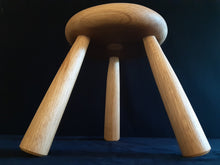 Load image into Gallery viewer, Hand Made Stool - Cornish Oak # 21