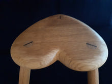 Load image into Gallery viewer, Hand Made Stool - Cornish Oak # 17