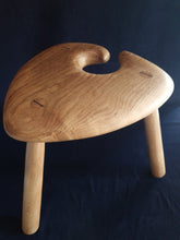 Load image into Gallery viewer, Hand Made Stool - Cornish Oak # 22