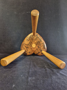 Hand Made Stool - Cornish Brown Oak # 29