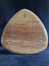 Load image into Gallery viewer, Hand Made Stool - Cornish Brown Ripple Ash # 27
