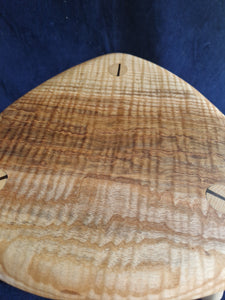 Hand Made Stool - Cornish Brown Ripple Ash # 27