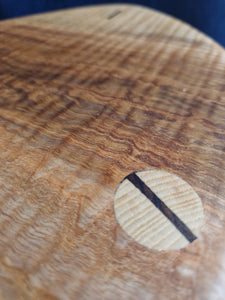 Hand Made Stool - Cornish Brown Ripple Ash # 27