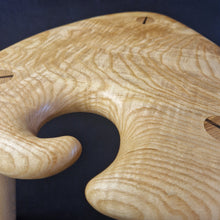 Load image into Gallery viewer, Hand Made Stool - Cornish Ripple Ash # 32
