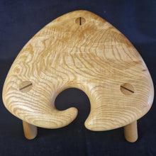 Load image into Gallery viewer, Hand Made Stool - Cornish Ripple Ash # 32
