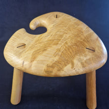 Load image into Gallery viewer, Hand Made Stool - Cornish Ripple Ash # 32
