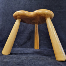 Load image into Gallery viewer, Hand Made Stool - Cornish Ripple Ash # 35
