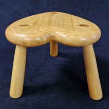 Load image into Gallery viewer, Hand Made Stool - Cornish Ripple Ash # 35
