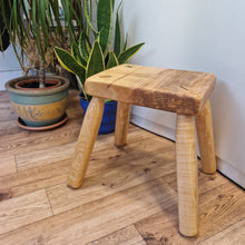 Load image into Gallery viewer, Hand Made Stool - Cornish Olive Ash # 38
