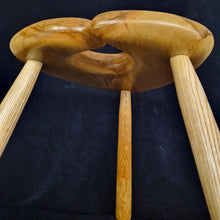 Load image into Gallery viewer, Hand Made Stool - Cornish Olive Ash # 43
