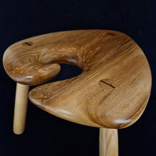 Load image into Gallery viewer, Hand Made Stool - Cornish Olive Ash # 43
