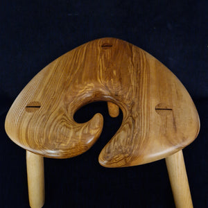 Hand Made Stool - Cornish Olive Ash # 43