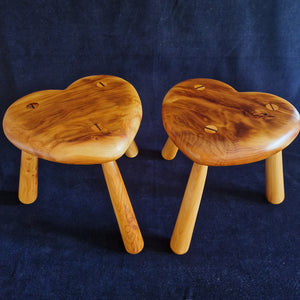 Hand Made Stool - Cornish Yew # 65