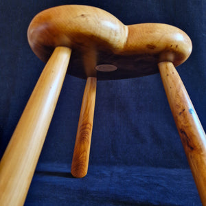 Hand Made Stool - Cornish Yew # 64