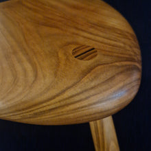 Load image into Gallery viewer, Hand Made Stool - European Cherry # 67
