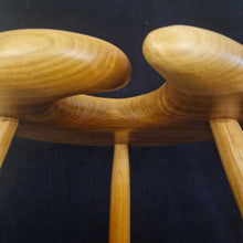 Load image into Gallery viewer, Hand Made Stool - European Cherry # 68
