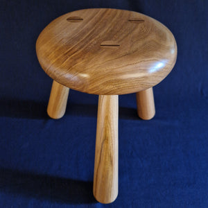 Hand Made Stool - English Elm # 71