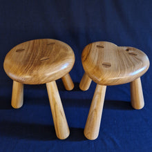 Load image into Gallery viewer, Hand Made Stool - English Elm # 71
