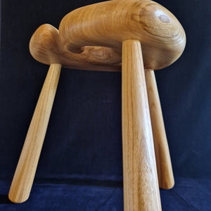 Hand Made Stool - English Elm # 72