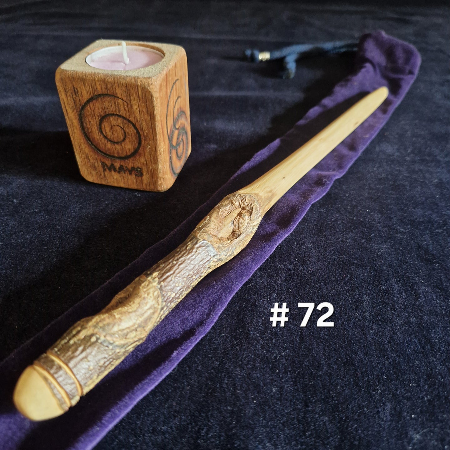 Wooden Wand # 72 - Cornish Holly