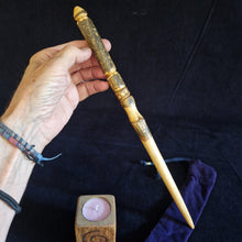 Load image into Gallery viewer, Wooden Wand # 74 - Cornish Holly
