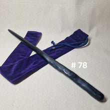 Load image into Gallery viewer, Hand made 4,500 year old Bog Oak Wand # 78

