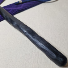 Load image into Gallery viewer, Hand made 4,500 year old Bog Oak Wand # 78
