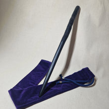 Load image into Gallery viewer, Hand made 4,500 year old Bog Oak Wand # 78
