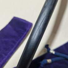 Load image into Gallery viewer, Hand made 4,500 year old Bog Oak Wand # 78
