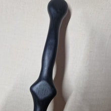 Load image into Gallery viewer, Hand made 4,500 year old Bog Oak Wand # 79
