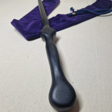 Load image into Gallery viewer, Hand made 4,500 year old Bog Oak Wand # 79
