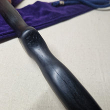 Load image into Gallery viewer, Hand made 4,500 year old Bog Oak Wand # 79
