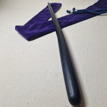 Load image into Gallery viewer, Hand made 4,500 year old Bog Oak Wand # 80
