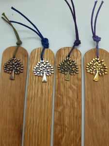 Wooden Bookmark Set of 4 - Cornish Oak