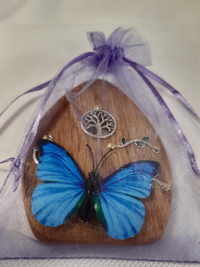 Wooden Fairy Door - Cornish Oak - Tree of Life