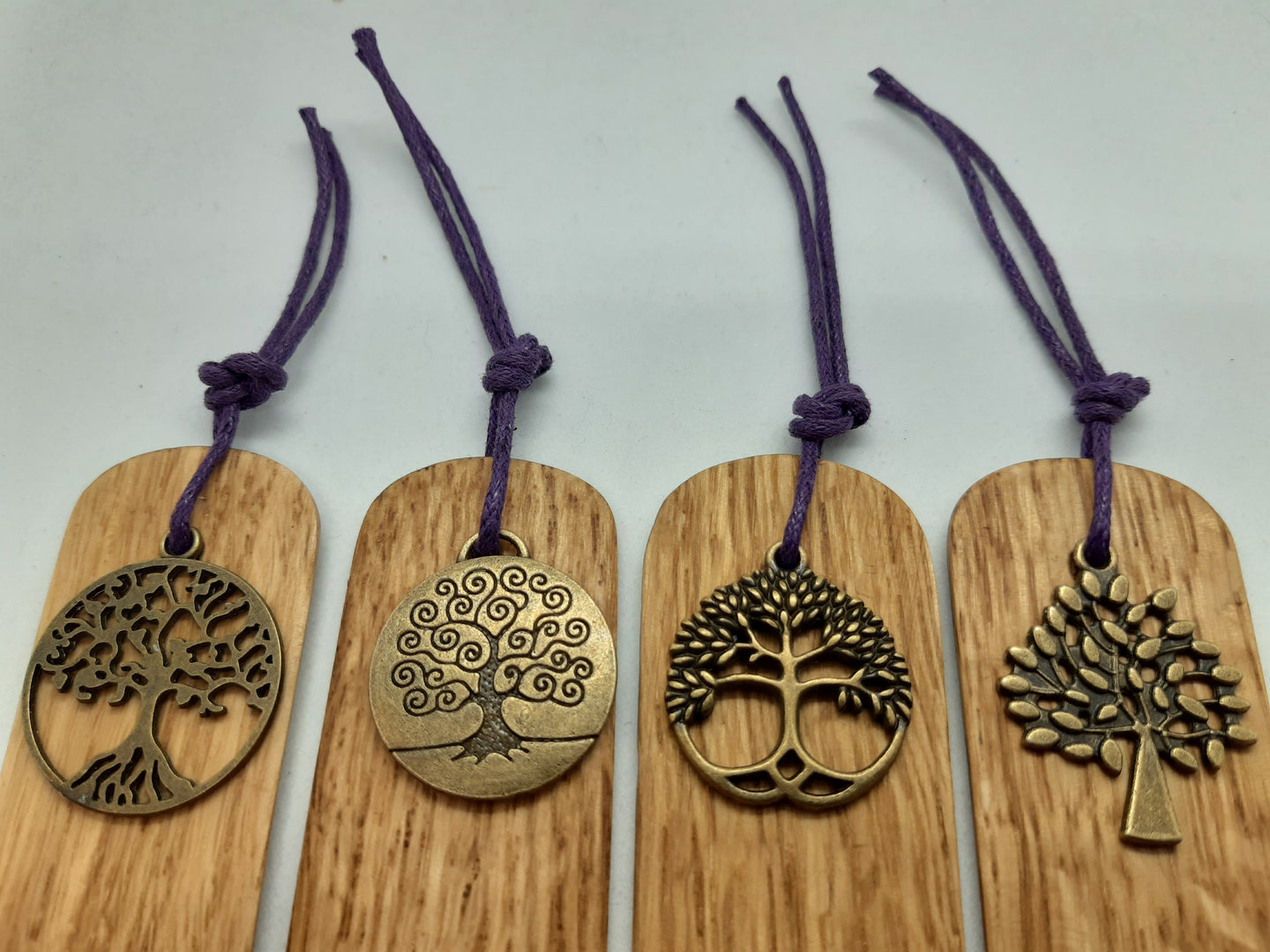 Wooden Bookmark Set of 4 - Cornish Oak