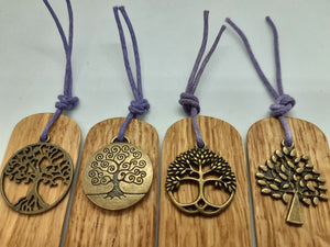 Wooden Bookmark Set of 4 - Cornish Oak