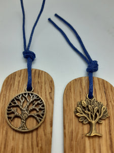 Wooden Bookmark Set of 2 - Cornish Oak