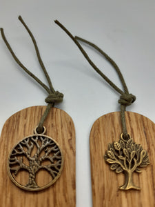 Wooden Bookmark Set of 2 - Cornish Oak