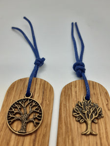 Wooden Bookmark Set of 2 - Cornish Oak